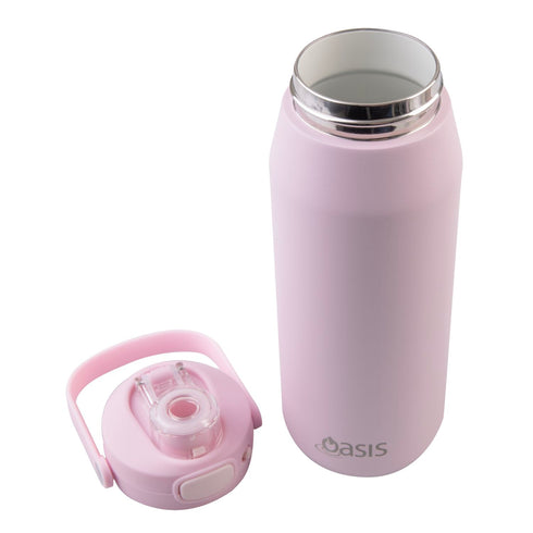 Oasis Ceramic S/S Triple Wall Capri Quick Release Drink Bottle Cap Only - Alabaster